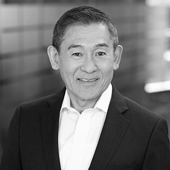 Black and white image of David Hasegawa